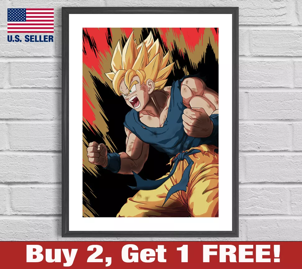 Dragon Ball Goku Super Saiyan | Photographic Print