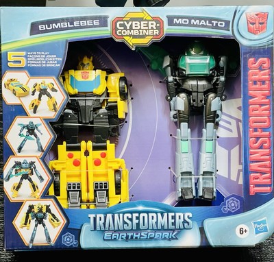 Transformers EarthSpark Bumblebee and Mo Malto Cyber-Combiner Set * NEW