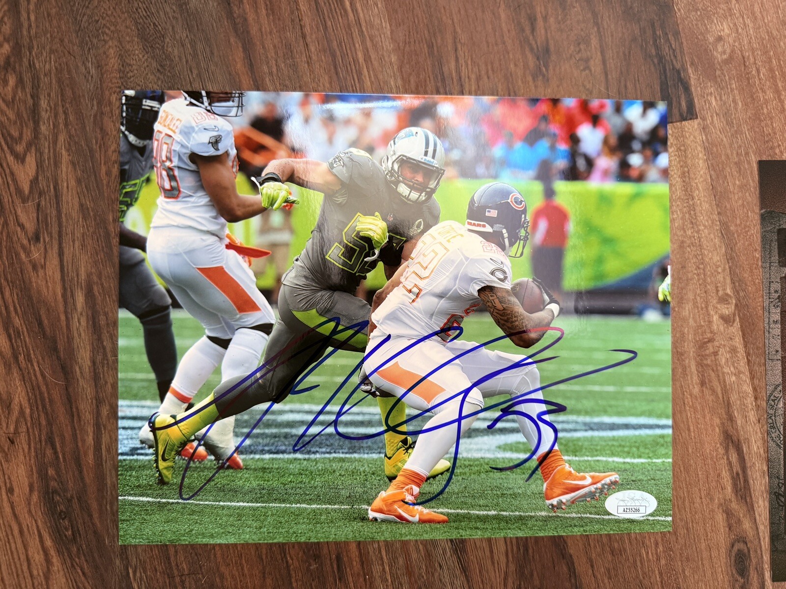 Luke Kuechly Autographed Signed Carolina Panthers Photo 8x10 JSA 