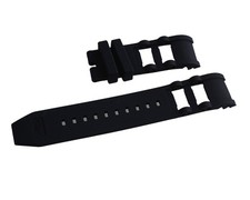 New Black Rubber Watch Strap Band For Invicta Signature Russian Diver 1199
