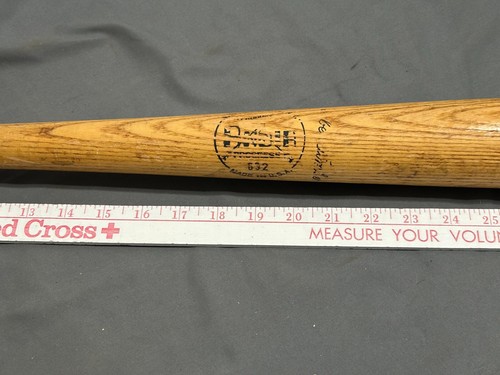 Matty ALOU STYLE Vintage 1970s ANDIA 632 wood 32" Baseball Bat White Plains, NY - Imagen 3 de 11