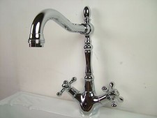 Chrome 360  Swivel Basin Mixer Sink Kitchen Laundry Faucet Tap Spout US