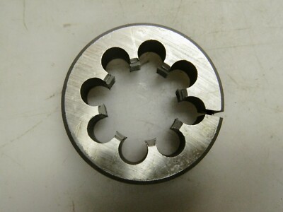 Interstate Round Pipe Die 1 - 11-1/2 NPT Thread 2-1/2'' Outside Dia HSS 03801297