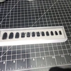 STATIC Nails Reusable Pop-on Manicure - Dark Room Round