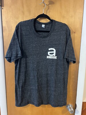 Alston Construction Men's Grey Short Sleeve Graphic Burnout Tee Shirt XXL 2XL
