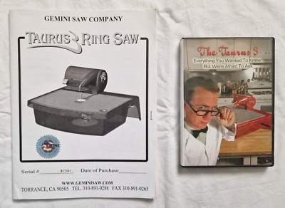 Stier 3 Ringsäge Anleitung und DVD - zum Schneiden von Glasmalerei