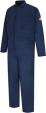 NEW 110 MEN'S SIZE 52 LN XXL Bulwark Midweight Excel FR Classic Coverall NAVY