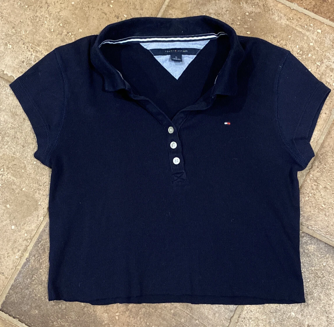 Tommy hilfiger on sale polo crop top