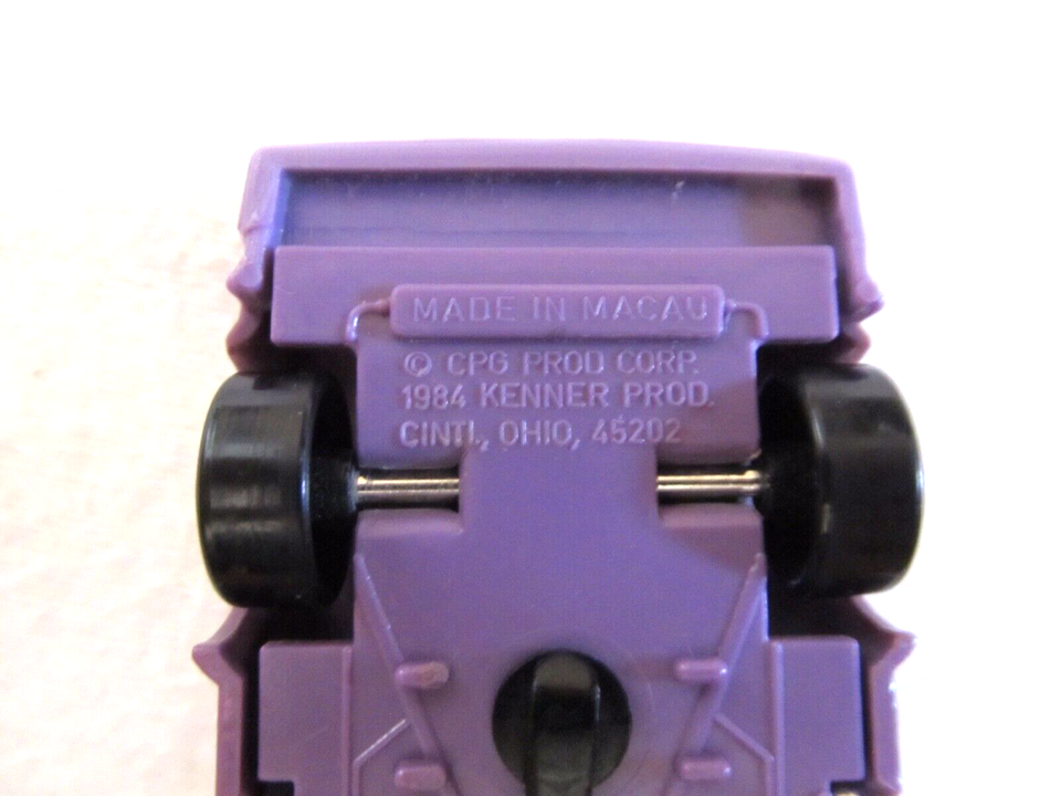 Vintage 1984 Kenner Flip Crasher Car Purple "Sonic Dragon" Pull Back