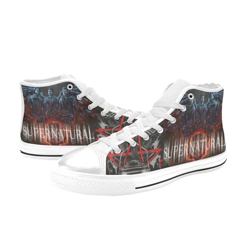 Supernatural High Top Shoes Sneakers Canvas