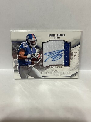2009 SP Authentic Rookie Super Patch Autographs #RSPRB Ramses Barden