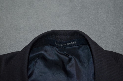 Ermegildo Zegna Blazer 52R Italian 42R US Jacket Sport Coat 100% Wool Navy Blue - Picture 10 of 16