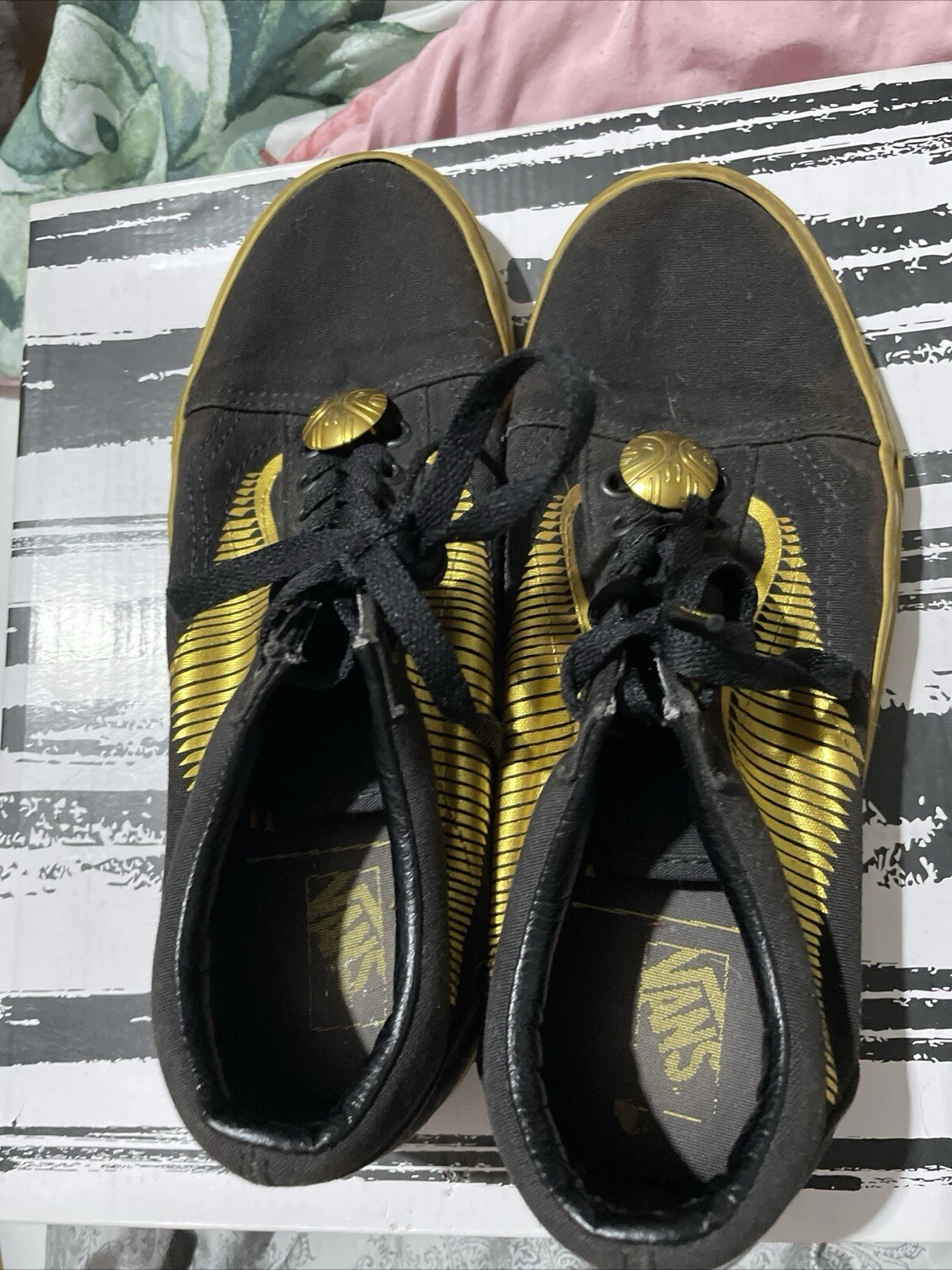 Limited Vans x Harry Potter Black G Boccino Oldol Skoola tag 6 5o u 8onna