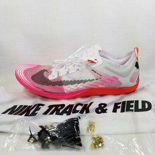 Nike Zoom Victory XC 5 Track Shoes "White Crimson" - Men's Size 15 - AJ0847-102