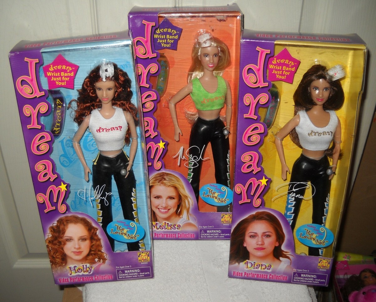 10276 NRFB Play Along Toys Girl Group I Dream Holly, Melissa and