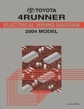 2004 Toyota 4Runner Wiring Diagrams Schematics Layout Factory OEM