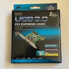 Mediasonic Super Speed 2 Ports USB 3.0 PCI Express Card