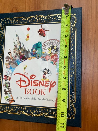 The DiSNEY BOOK A Celebration of the World of Disney , Leather bond , nice ,Rare - Picture 3 of 9