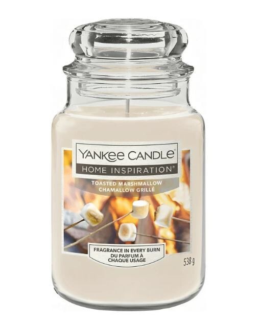 Yankee Candle 538g Large Jar "Toasted Marshmallow" Yummy Scented Candle
