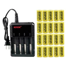 ETSAIR 16340 Battery 2800mAh RCR123A Rechargeable 3.7V Li-ion Cell For Torch Lot