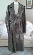 Acne Studios Olive Trench Style Maxi Coat, Size Eu 36