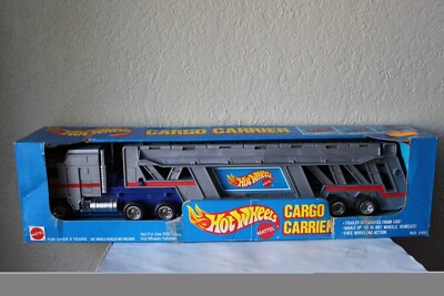 Hot Wheels Cargo Carrier Gray Transport Truck & Carry Case | eBay