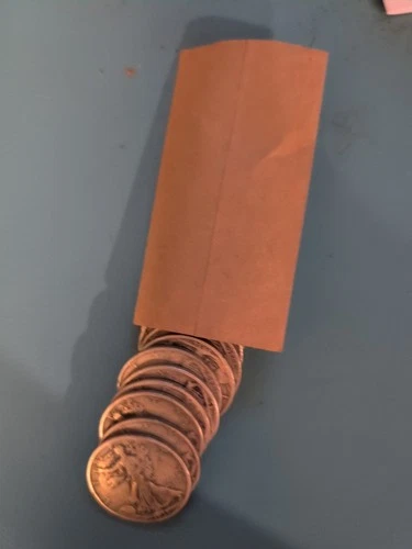 Walking Liberty Half Dollars Roll of 20 Circulated Mixed Dates