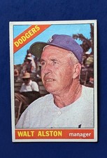 1966 Topps - Walter Alston HOF #116 - Los Angeles Dodgers VGEX