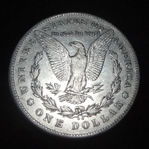 1878-CC Morgan Silver Dollar - Choice XF+ details 1st-year from Carson City mint