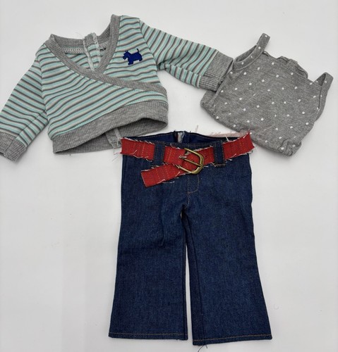 American Girl Authentic Outfit Jeans plus 2 tops - Picture 6 of 9