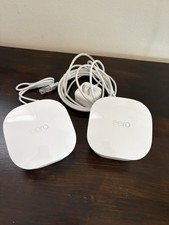 2 X Eero Mesh J010001 AC Dual-Band Wi-Fi 5 Router Bundle With Power Adapters