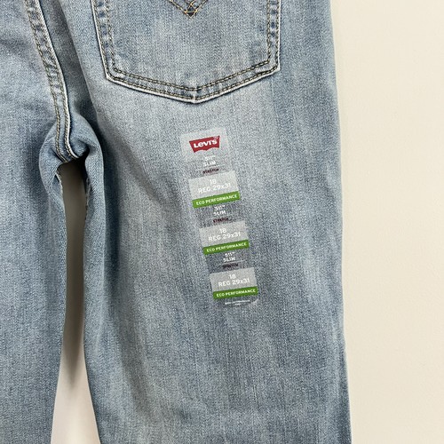 Levis 511 Slim Fit Big Boys Eco Performance Jeans 18 Reg 29x31 NWT Blue Stretch - Picture 9 of 12