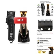 Supreme Trimmer 2-in-1 Pro Clipper Lite T-Shaper Combo Professional ST5210