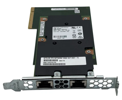 Fujitsu X557-T2 OCP 2-Port 10Gb Network Mezzanine Card + D3482-A10GS1 Mount