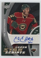 2009-10 Upper Deck Trilogy Super Star Scripts Cal Clutterbuck #SS-CC Auto 00em