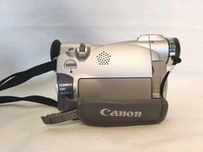 Vintage Retro Canon ZR40 MiniDV Camcorder Silver 18x/360x Zoom Video recorder
