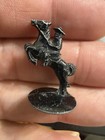 Cracker Jack Prize Metal Stand Up Black Cavalry Horse Soldier Figure Old Vintage — photo 8