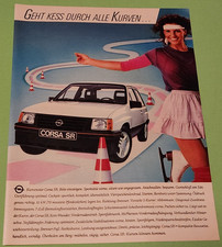 54. Opel Corsa SR advertisement advertising 1983