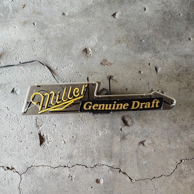 Miller Genuine Draft Beer Guitar Neon Sign | eBay