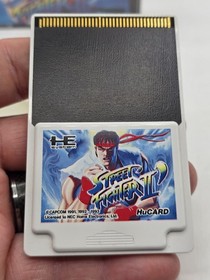 Street Fighter 2 Champion Edition PC Engine HuCard COMPLETE US Seller