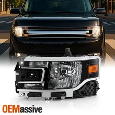 Fits 2013-2019 Ford Flex OE Factory Style Headlights - Left Driver Side Housing
