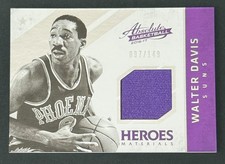 ks 2016-17 Panini Abolute Hereoes Walter Davis Jersey Phoenix Suns #97/149