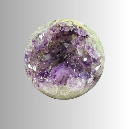 Große Amethyst Kugel Kristall Geode Hohlraum 5,75" poliert, 9 Pfund 15 Unzen Wohndeko - Bild 6 von 9