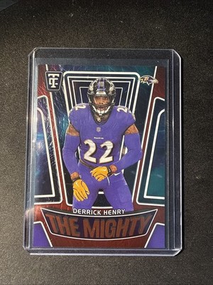Panini 2024 Totally Certified The Mighty Derrick Henry Mirror Red #2 Ravens /249