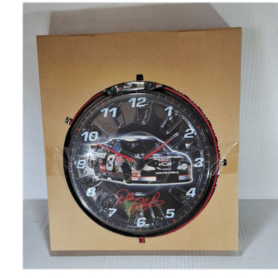 Dale Earnhardt Race Clock Wall Clock Real Race Sounds Light Sensor NASCAR Analog