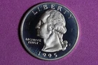 ESTATE FIND 1995 S PROOF SILVER WASHINGTON QUARTER #K60810
