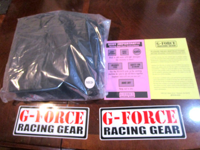 NEW 4125MEDBK G-FORCE 1 PIECE SINGLE LAYER DRIVING SUIT. GF-125SUIT-SFI-3.2A/1