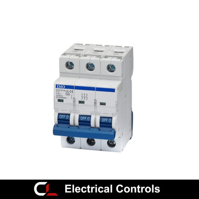 3-poliger IMO-Schutzschalter MCB 10kA C-Kurve - 240-415VAC / 60VDC max: 32/100 A
