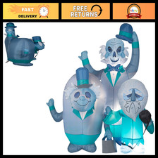 6ft Tall Airblown Haunted Mansion Hitchhiking Ghosts Inflatable Yard Decor