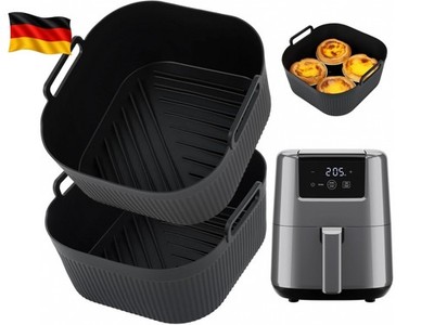 Airfryer Silikonform für Cosori/Chefman Mini Heißluftfritteuse 2L, H